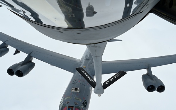 AFCENT, partner nations escort B-52 Stratofortress through AOR