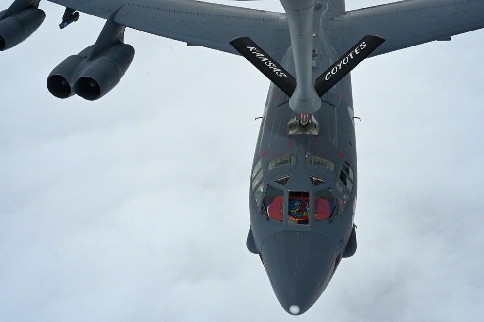 AFCENT, partner nations escort B-52 Stratofortress through AOR