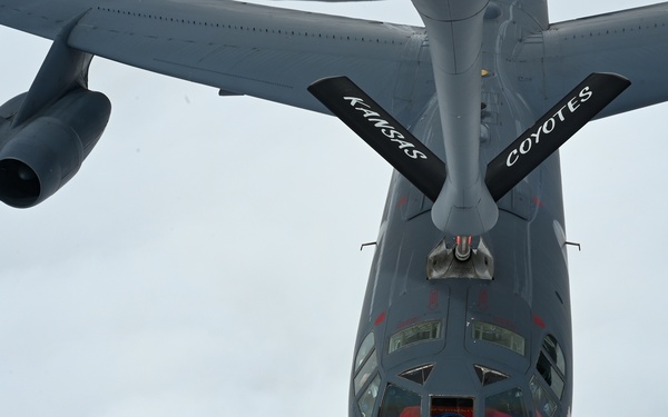 AFCENT, partner nations escort B-52 Stratofortress through AOR