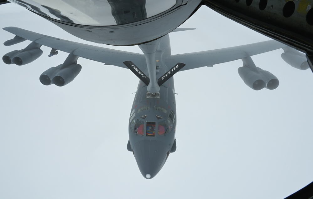 AFCENT, partner nations escort B-52 Stratofortress through AOR