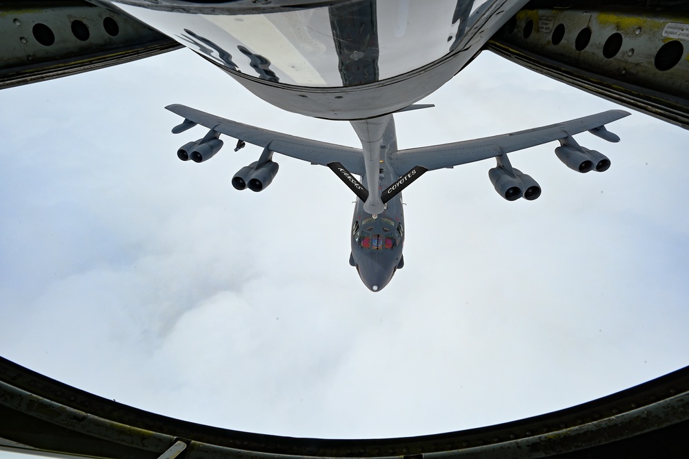 AFCENT, partner nations escort B-52 Stratofortress through AOR