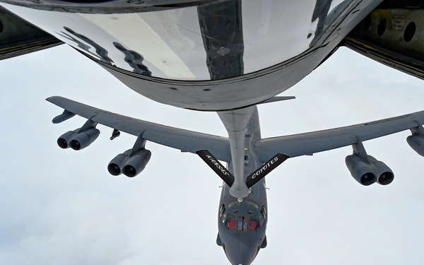 AFCENT, partner nations escort B-52 Stratofortress through AOR