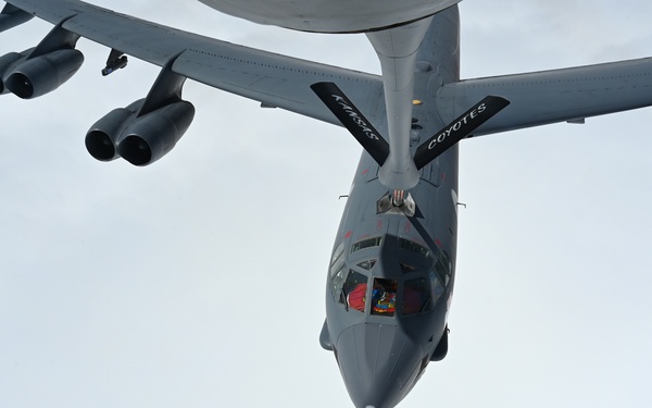 AFCENT, partner nations escort B-52 Stratofortress through AOR