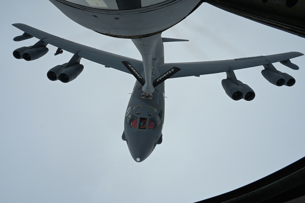 AFCENT, partner nations escort B-52 Stratofortress through AOR