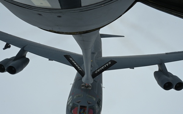 AFCENT, partner nations escort B-52 Stratofortress through AOR
