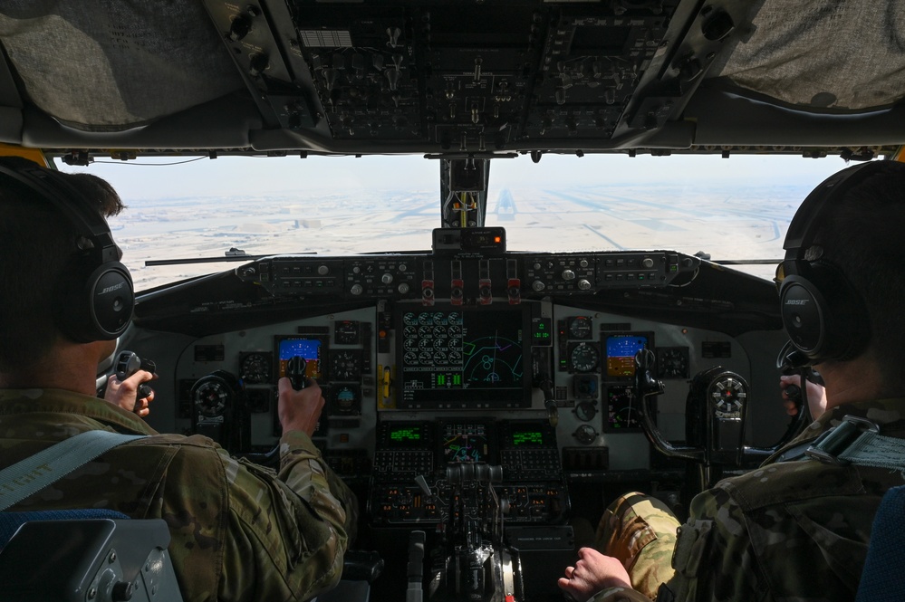 AFCENT, partner nations escort B-52 Stratofortress through AOR