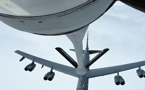 AFCENT, partner nations escort B-52 Stratofortress through AOR