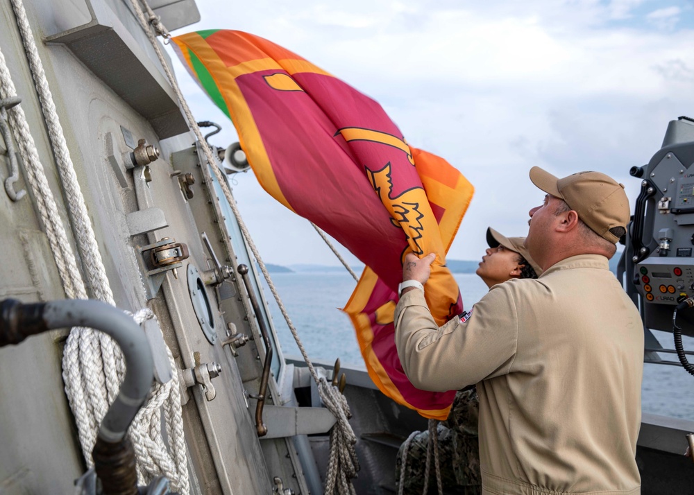 USS Charleston visits Trincomalee, Sri Lanka for a scheduled port visit