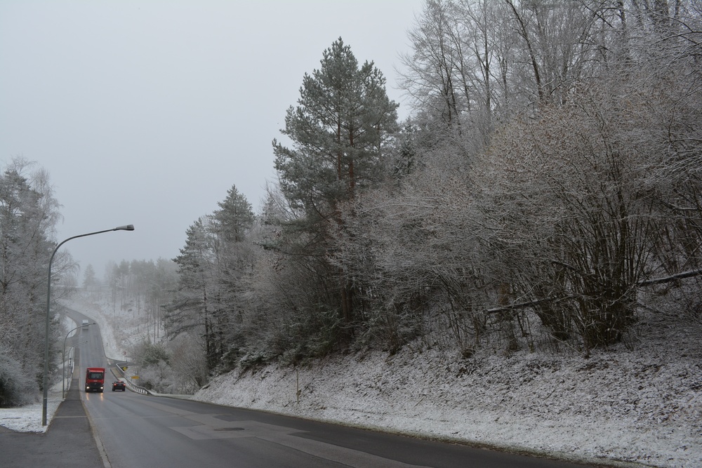 Freezing fog over Hohenfels
