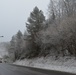 Freezing fog over Hohenfels