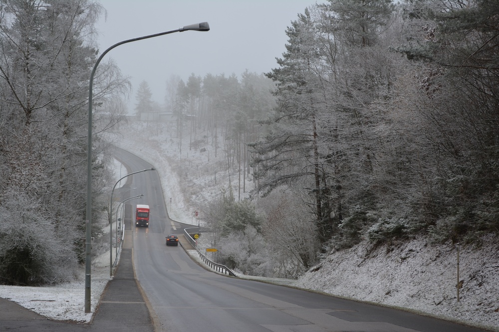 Freezing fog over Hohenfels