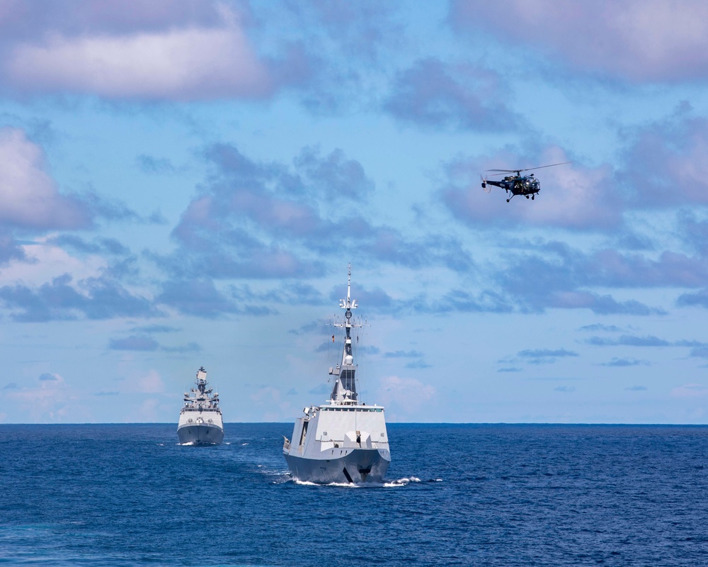 USS Charleston participates in joint training exercise La Pérouse 2023