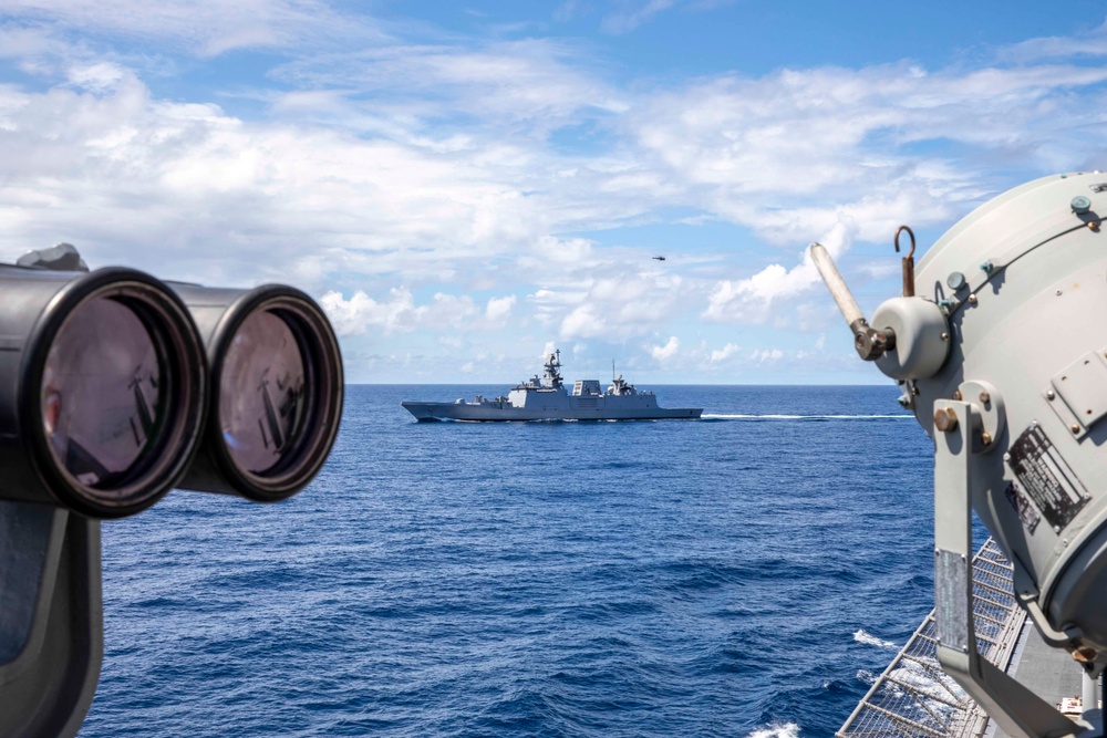 USS Charleston participates in joint training exercise La Pérouse 2023