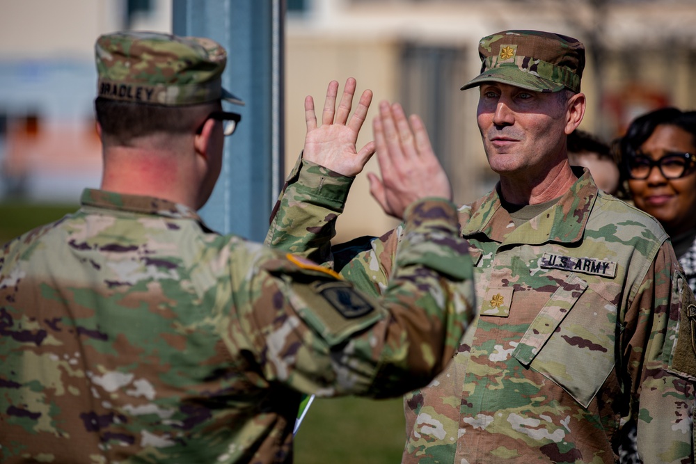SETAF-AF Captain Legros promoted to Major SETAF-AF Captain Legros promoted to Major