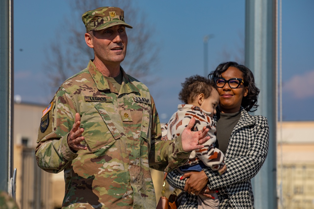 SETAF-AF Captain Legros promoted to Major SETAF-AF Captain Legros promoted to Major