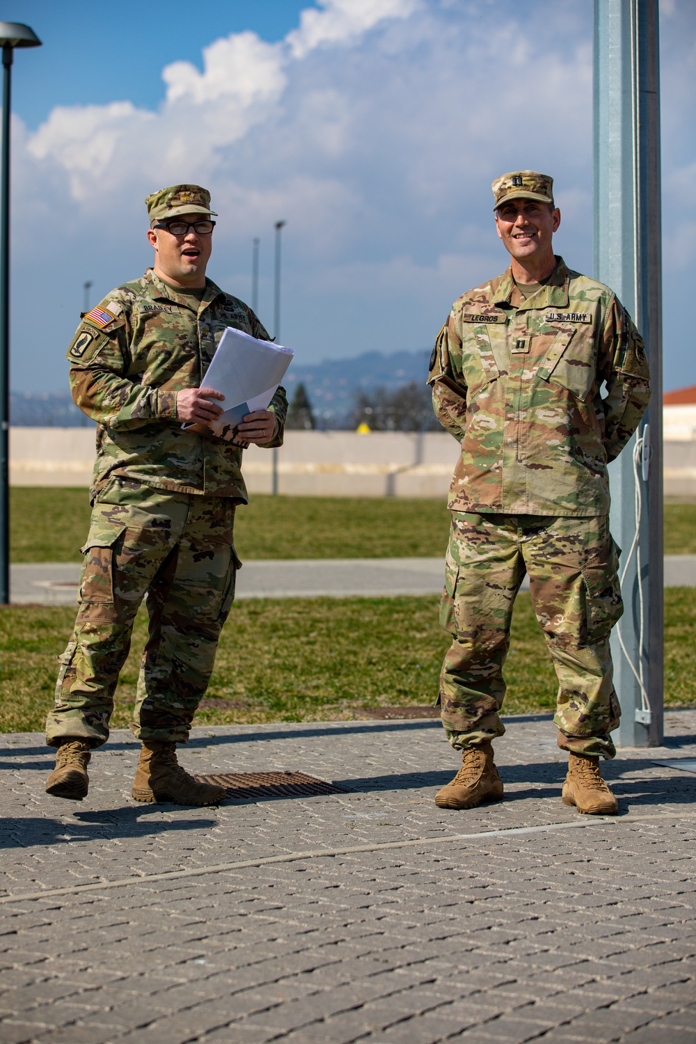 SETAF-AF Captain Legros promoted to Major SETAF-AF Captain Legros promoted to Major