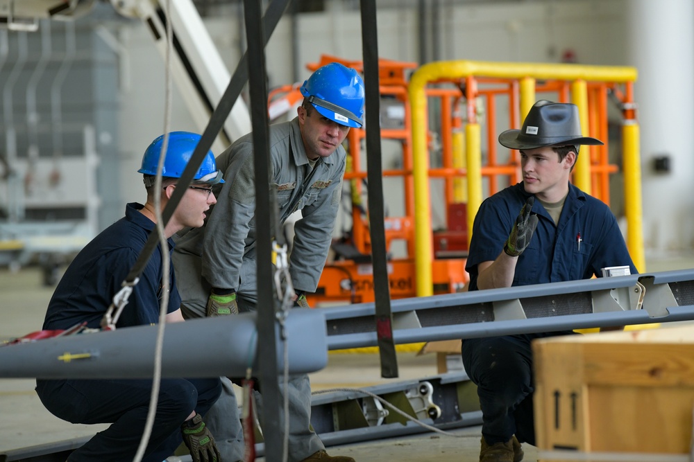 172nd AMXS Make Base History with Crane Technique