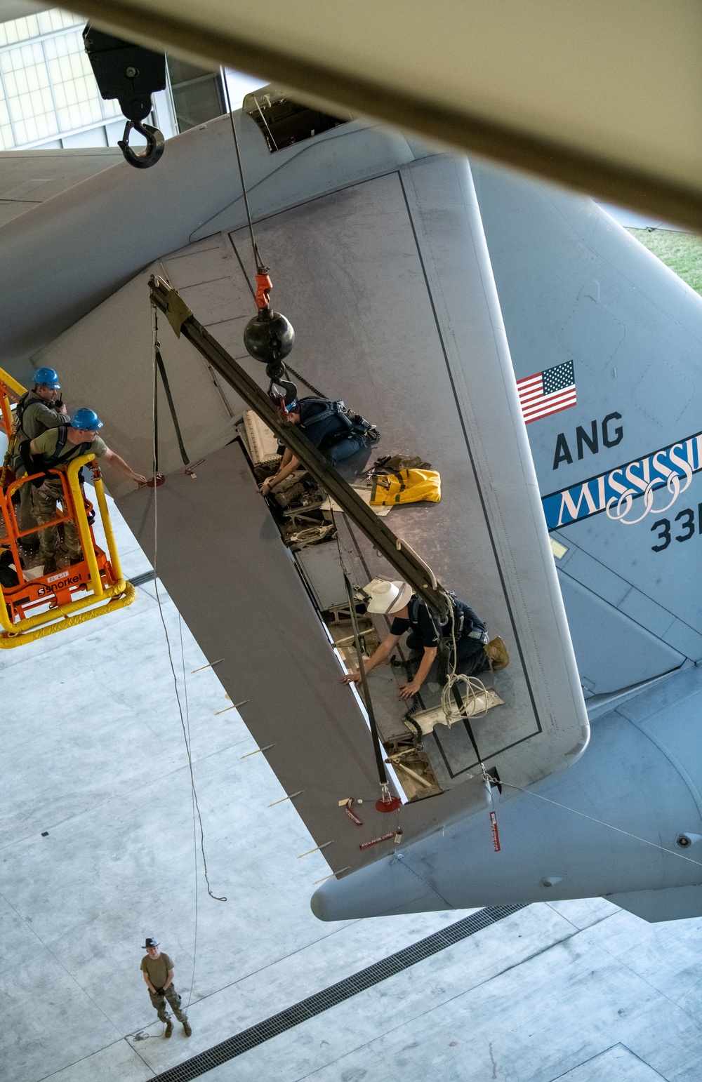 172nd AMXS Make Base History with Crane Technique