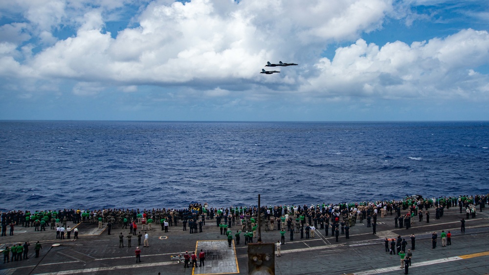 Aircraft Conduct Flyby