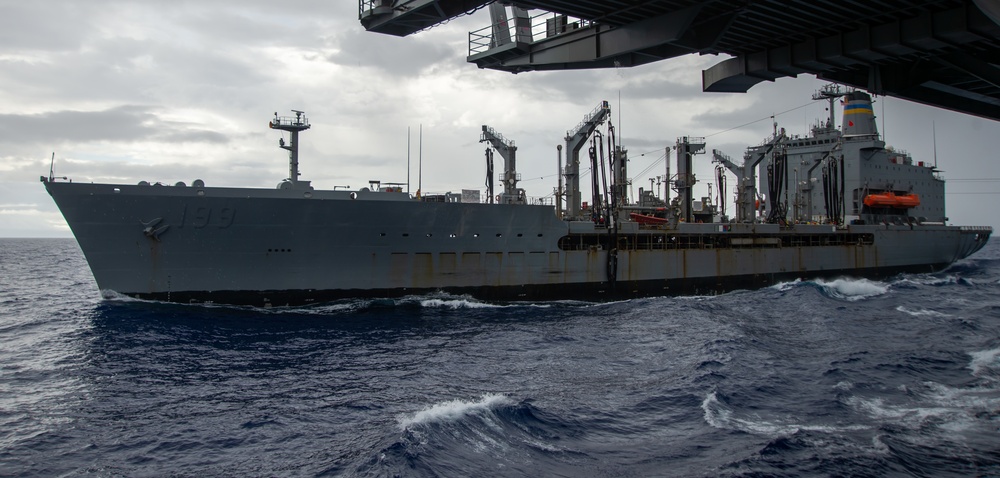 Nimitz Conducts Replenishment at Sea