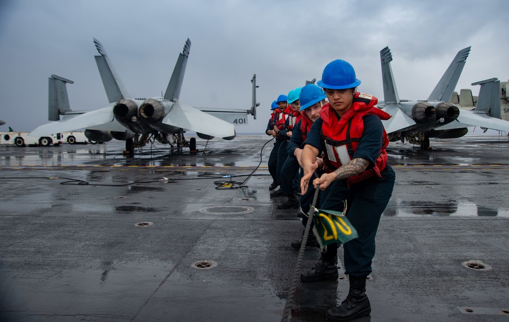 Nimitz Conducts Replenishment at Sea