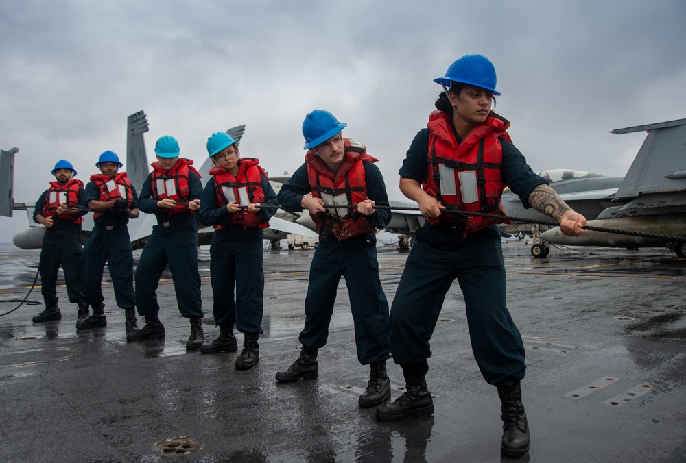 Nimitz Conducts Replenishment at Sea