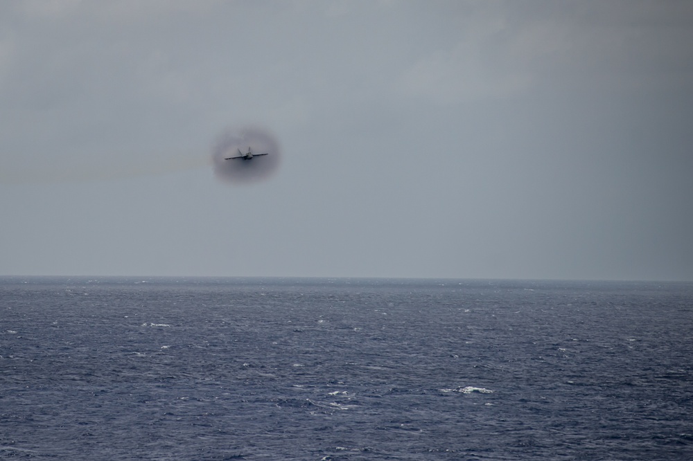 Super Hornet Breaks The Sound Barrier