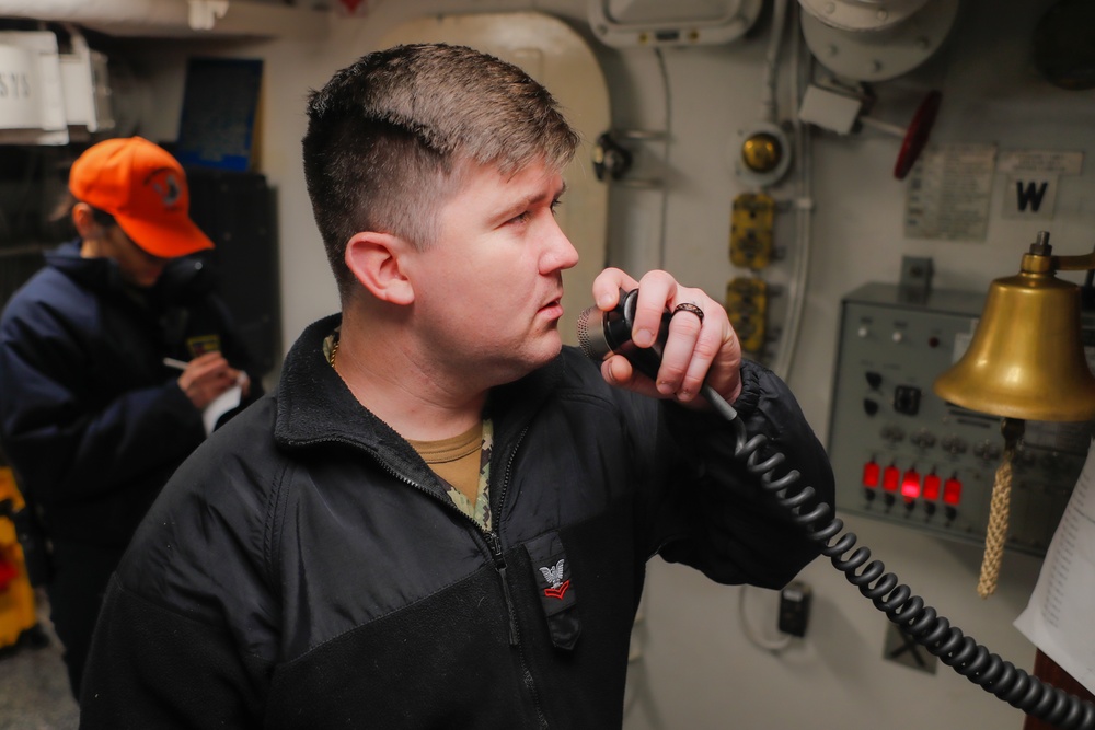 Train to Fight: George Washington Sailors run Damage Control Drill