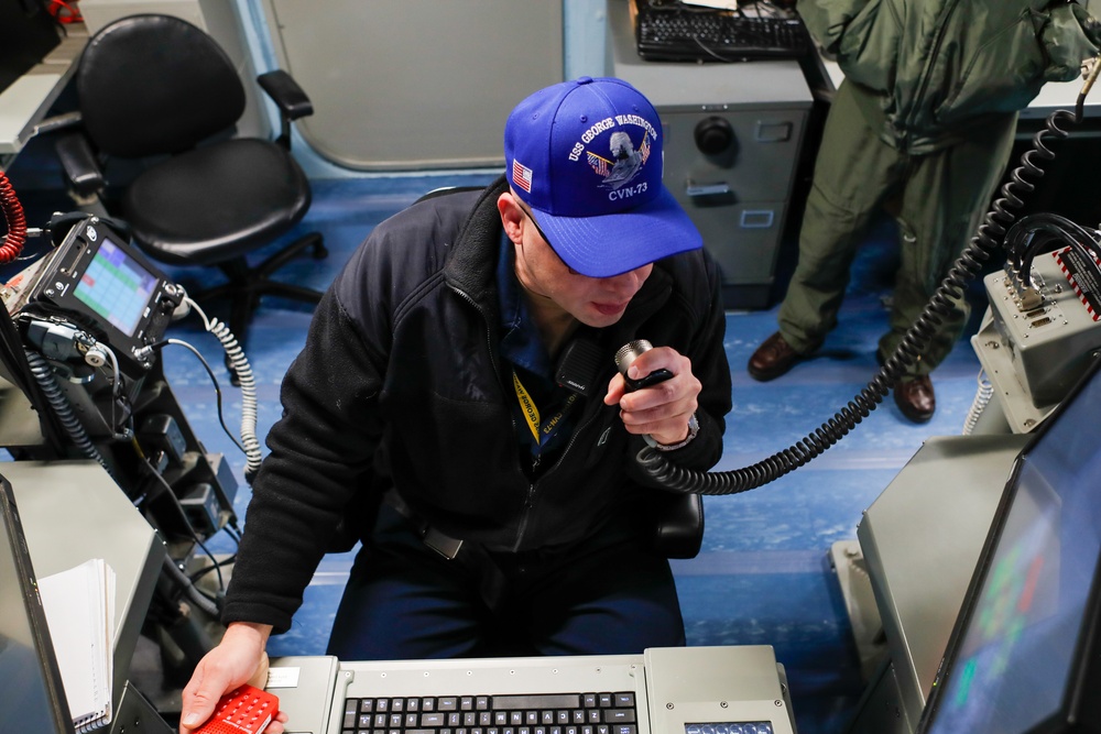 Train to Fight: George Washington Sailors run Damage Control Drill