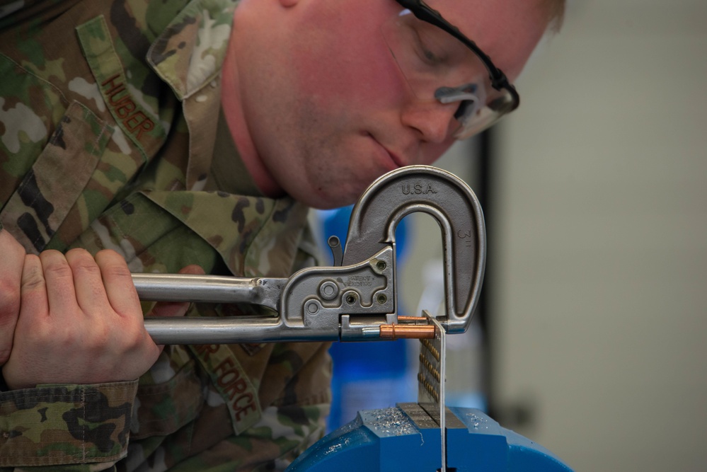 Maintainers compete to participate in the Aerospace Maintenance Competition