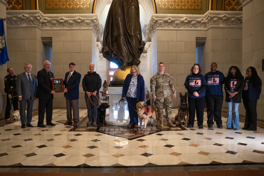 CT Guard Working Dog Detachment Honored During K9 Veterans Day