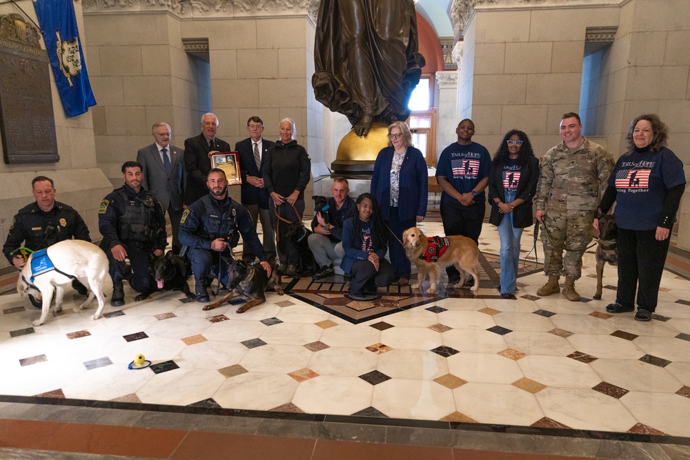 CT Guard Working Dog Detachment Honored During K9 Veterans Day