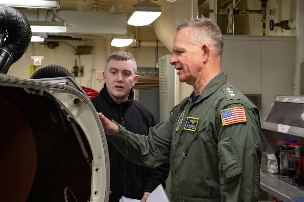 Vice Adm. Dwyer tour