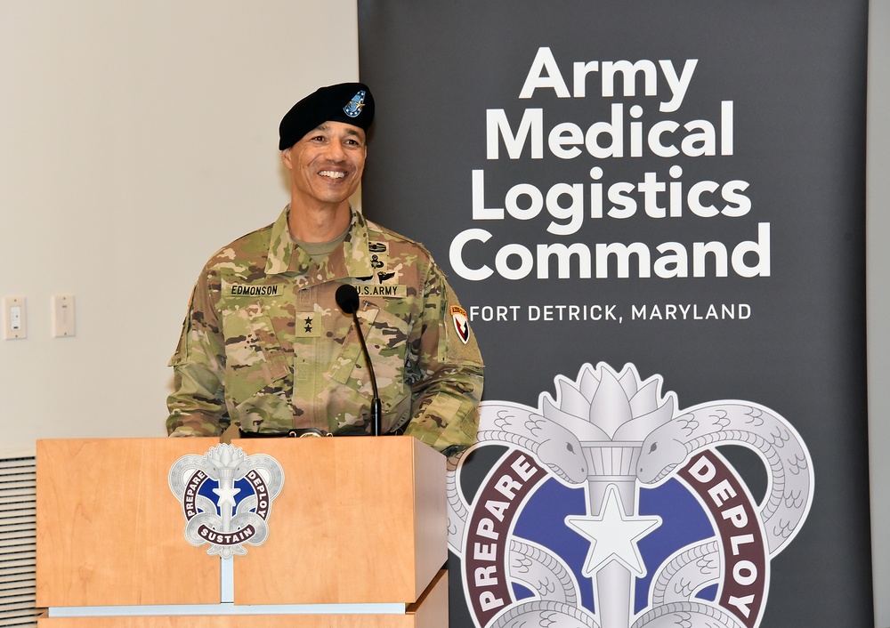 Maj. Gen. Edmonson greeting