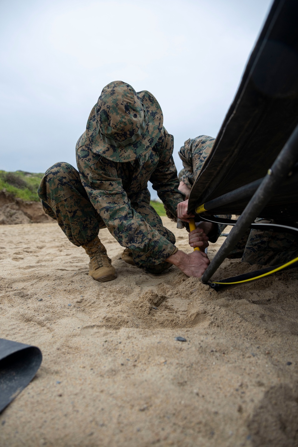 1st Medical Battalion Conducts Role 2 Field Hospital and Helicopter Medical Evacuation Training