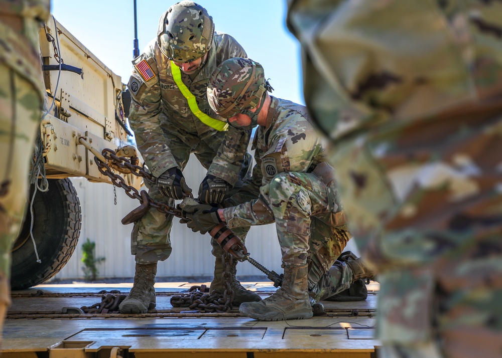 Soldiers Attend Rail Load Training