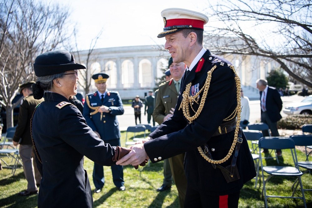 A Ceremony is Held at the 3d Infantry Division Monument to Commemorate the 70th Anniversary of the Signing of the Korean War Armistice