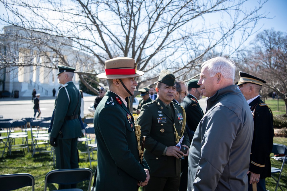 A Ceremony is Held at the 3d Infantry Division Monument to Commemorate the 70th Anniversary of the Signing of the Korean War Armistice