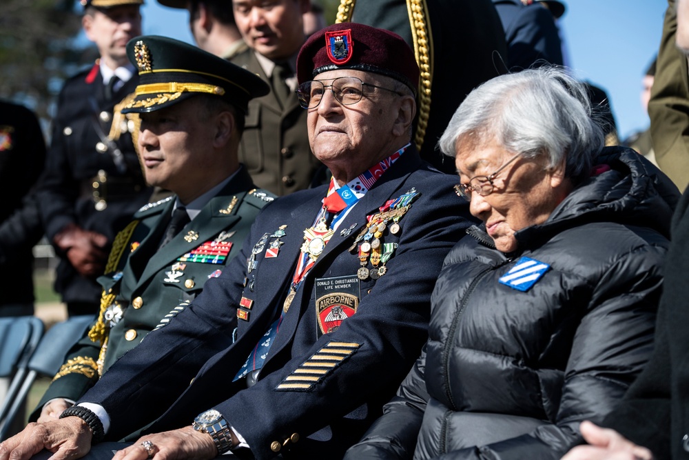 A Ceremony is Held at the 3d Infantry Division Monument to Commemorate the 70th Anniversary of the Signing of the Korean War Armistice