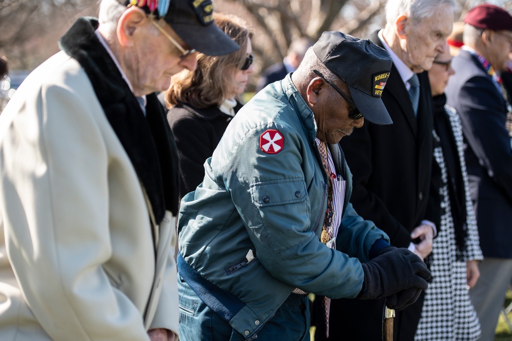 A Ceremony is Held at the 3d Infantry Division Monument to Commemorate the 70th Anniversary of the Signing of the Korean War Armistice