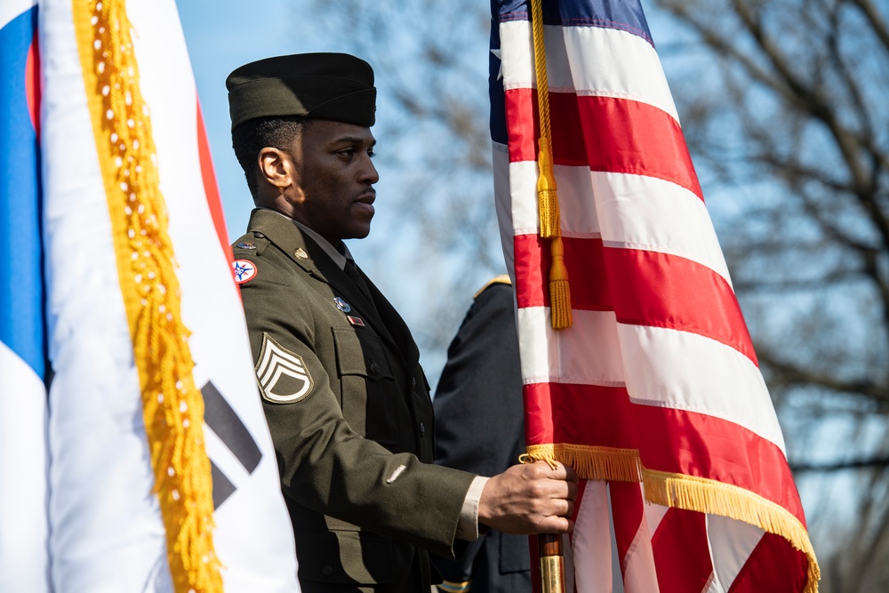 A Ceremony is Held at the 3d Infantry Division Monument to Commemorate the 70th Anniversary of the Signing of the Korean War Armistice