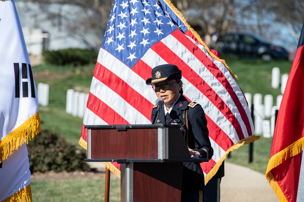 A Ceremony is Held at the 3d Infantry Division Monument to Commemorate the 70th Anniversary of the Signing of the Korean War Armistice