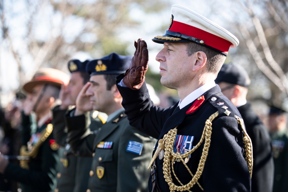 A Ceremony is Held at the 3d Infantry Division Monument to Commemorate the 70th Anniversary of the Signing of the Korean War Armistice