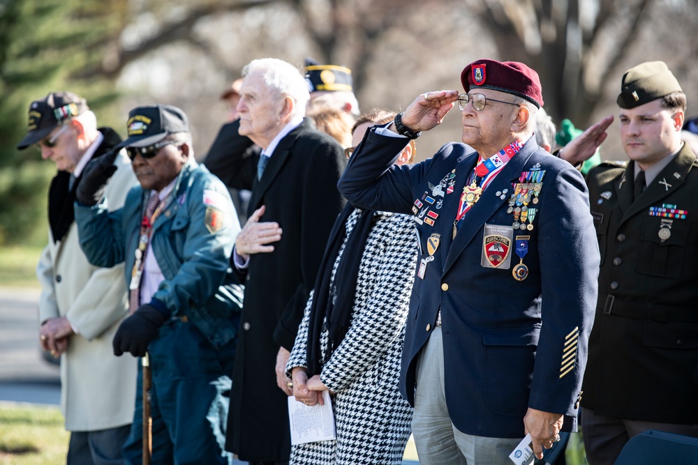 A Ceremony is Held at the 3d Infantry Division Monument to Commemorate the 70th Anniversary of the Signing of the Korean War Armistice