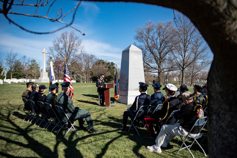 A Ceremony is Held at the 3d Infantry Division Monument to Commemorate the 70th Anniversary of the Signing of the Korean War Armistice