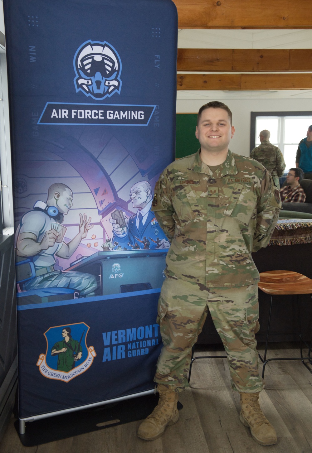 Aimen Participate in Air Force Gaming Event on Base