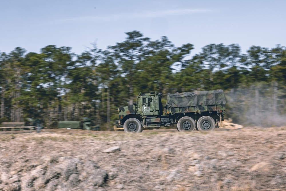 U.S. Marines with Combat Logistics Battalion 24 Conduct Combat Vehicle Operations Training