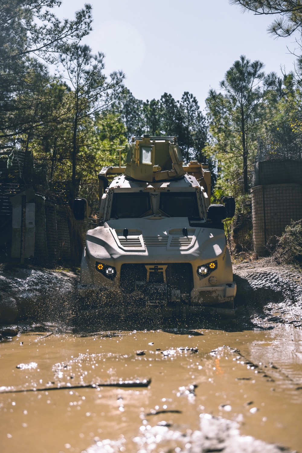 U.S. Marines with Combat Logistics Battalion 24 Conduct Combat Vehicle Operations Training