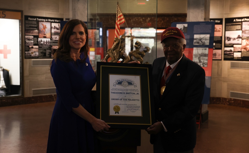 Ambassador Theodore R. Britton Jr. Receives the Order of the Palmetto Award