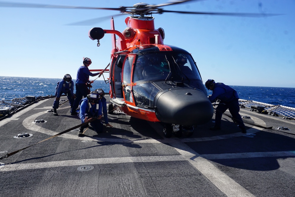 Coast Guard Cutter Steadfast conducts counternarcotics patrol in the Eastern Pacific Ocean